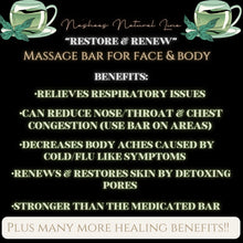 Load image into Gallery viewer, “Restore &amp; Renew” Massage bar
