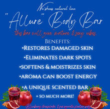 Load image into Gallery viewer, “Allure” Blueberry Cheesecake &amp; Pomegranate Body Bar
