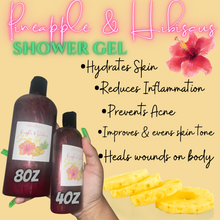 Load image into Gallery viewer, Pineapple &amp; Hibiscus Shower Gel *LIMIT 2 per order*
